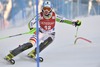 Barbara Wirth of Germany during 1st run of ladies Slalom of FIS ski alpine world cup at the Levi Black course in Levi, Finland on 2013/11/16.
