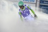 Felix Neureuther of Germany reacts after his 2nd run of mens Slalom of FIS ski alpine world cup at the Levi Black course in Levi, Finland on 2013/11/17.
