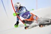 Henrik Kristoffersen of Norway, action during mens Slalom of FIS ski alpine world cup at the Levi Black course in Levi, Finland on 2013/11/17.
