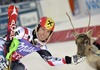 1st place Marcel Hirscher of Austria during mens Slalom of FIS ski alpine world cup at the Levi Black course in Levi, Finland on 2013/11/17.
