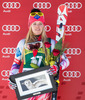 2nd place Tina Weirather of Lichtenstein Celebrate on Podium after ladies Downhill of the Beaver Creek FIS Ski Alpine World Cup at the Birds of Prey Raptor in Beaver Creek, United States on 2012/11/29.

