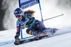 Mikaela Shiffrin of the USA in action during the the 1st run of ladies Giant Slalom of the Beaver Creek FIS Ski Alpine World Cup at the Birds of Prey Raptor in Beaver Creek, United States on 2012/12/01.
