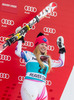 3rd place Tina Weirather of Lichtenstein Celebrate on Podium after ladies Giant Slalom of the Beaver Creek FIS Ski Alpine World Cup at the Birds of Prey Raptor in Beaver Creek, United States on 2012/12/01.
