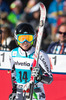 Eva-Maria Brem of Austria reacts after her 2nd run of ladies Giant Slalom of the Beaver Creek FIS Ski Alpine World Cup at the Birds of Prey Raptor in Beaver Creek, United States on 2012/12/01.
