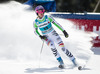 Maria Hoefl-Riesch of Germany reacts after her 2nd run of ladies Giant Slalom of the Beaver Creek FIS Ski Alpine World Cup at the Birds of Prey Raptor in Beaver Creek, United States on 2012/12/01.
