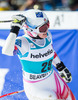 3rd place Tina Weirather of Lichtenstein reacts after her 2nd run of ladies Giant Slalom of the Beaver Creek FIS Ski Alpine World Cup at the Birds of Prey Raptor in Beaver Creek, United States on 2012/12/01.
