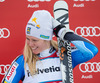 1st place Jessica Lindell-Vikarby of Sweden Celebrate on Podium after ladies Giant Slalom of the Beaver Creek FIS Ski Alpine World Cup at the Birds of Prey Raptor in Beaver Creek, United States on 2012/12/01.
