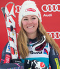 2nd place Mikaela Shiffrin of the USA Celebrate on Podium after ladies Giant Slalom of the Beaver Creek FIS Ski Alpine World Cup at the Birds of Prey Raptor in Beaver Creek, United States on 2012/12/01.
