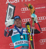 Bode Miller (USA, 2. Platz) // 2nd place Bode Miller of the USA Celebrate on Podium after mens Giant Slalom of the Beaver Creek FIS Ski Alpine World Cup at the Birds of Prey Raptor in Beaver Creek, United States on 2012/12/08.
