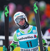 Felix Neureuther of Germany reacts after his 2nd run of mens Giant Slalom of the Beaver Creek FIS Ski Alpine World Cup at the Birds of Prey Raptor in Beaver Creek, United States on 2012/12/08.
