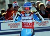 Jessica Lindell-Vikarby (SWE) during the ladies Giant Slalom of the St. Moritz FIS Ski Alpin World Cup at the Engiadina in St. Moritz, Switzerland on 2013/12/15.
