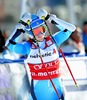 Jessica Lindell-Vikarby (SWE) during the ladies Giant Slalom of the St. Moritz FIS Ski Alpin World Cup at the Engiadina in St. Moritz, Switzerland on 2013/12/15.
