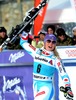 Tessa Worley (FRA) during the ladies Giant Slalom of the St. Moritz FIS Ski Alpin World Cup at the Engiadina in St. Moritz, Switzerland on 2013/12/15.
