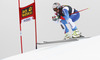 Beat Feuz of Switzerland skiing during second training run of men Audi FIS Alpine skiing World cup downhill race in Val Gardena, Italy. Second training run for men downhill race of Audi FIS Alpine skiing World cup 2013-2014 was held on Thursday, 19th of December 2013 on Saslong course in Val Gardena, Italy.
