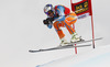 Aksel Lund Svindal of Norway skiing during second training run of men Audi FIS Alpine skiing World cup downhill race in Val Gardena, Italy. Second training run for men downhill race of Audi FIS Alpine skiing World cup 2013-2014 was held on Thursday, 19th of December 2013 on Saslong course in Val Gardena, Italy.
