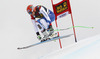 Patrick Kueng of Switzerland skiing during second training run of men Audi FIS Alpine skiing World cup downhill race in Val Gardena, Italy. Second training run for men downhill race of Audi FIS Alpine skiing World cup 2013-2014 was held on Thursday, 19th of December 2013 on Saslong course in Val Gardena, Italy.
