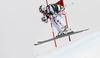 Hannes Reichelt of Austria skiing during second training run of men Audi FIS Alpine skiing World cup downhill race in Val Gardena, Italy. Second training run for men downhill race of Audi FIS Alpine skiing World cup 2013-2014 was held on Thursday, 19th of December 2013 on Saslong course in Val Gardena, Italy.
