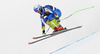 Rok Perko of Slovenia skiing during second training run of men Audi FIS Alpine skiing World cup downhill race in Val Gardena, Italy. Second training run for men downhill race of Audi FIS Alpine skiing World cup 2013-2014 was held on Thursday, 19th of December 2013 on Saslong course in Val Gardena, Italy.
