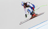 Carlo Janka of Switzerland skiing during second training run of men Audi FIS Alpine skiing World cup downhill race in Val Gardena, Italy. Second training run for men downhill race of Audi FIS Alpine skiing World cup 2013-2014 was held on Thursday, 19th of December 2013 on Saslong course in Val Gardena, Italy.
