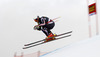 Natko Zrncic-Dim of Croatia skiing during second training run of men Audi FIS Alpine skiing World cup downhill race in Val Gardena, Italy. Second training run for men downhill race of Audi FIS Alpine skiing World cup 2013-2014 was held on Thursday, 19th of December 2013 on Saslong course in Val Gardena, Italy.
