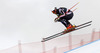 Natko Zrncic-Dim of Croatia skiing during second training run of men Audi FIS Alpine skiing World cup downhill race in Val Gardena, Italy. Second training run for men downhill race of Audi FIS Alpine skiing World cup 2013-2014 was held on Thursday, 19th of December 2013 on Saslong course in Val Gardena, Italy.
