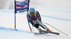 Ninth placed Christof Innerhofer of Italy skiing during men Super-G race of Audi FIS Alpine skiing World cup in Val Gardena, Italy. Super-G race of Audi FIS Alpine skiing World cup 2013-2014 was held on Friday, 20th of December 2013 on Saslong course in Val Gardena, Italy.
