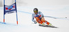Fourth placed Kjetil Jansrud of Norway skiing during men Super-G race of Audi FIS Alpine skiing World cup in Val Gardena, Italy. Super-G race of Audi FIS Alpine skiing World cup 2013-2014 was held on Friday, 20th of December 2013 on Saslong course in Val Gardena, Italy.
