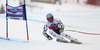 Seventh placed Georg Streitberger of Austria skiing during men Super-G race of Audi FIS Alpine skiing World cup in Val Gardena, Italy. Super-G race of Audi FIS Alpine skiing World cup 2013-2014 was held on Friday, 20th of December 2013 on Saslong course in Val Gardena, Italy.
