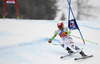 Josef Ferstl of Germany skiing during men Super-G race of Audi FIS Alpine skiing World cup in Val Gardena, Italy. Super-G race of Audi FIS Alpine skiing World cup 2013-2014 was held on Friday, 20th of December 2013 on Saslong course in Val Gardena, Italy.
