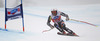 Natko Zrncic-Dim of Croatia skiing during men Super-G race of Audi FIS Alpine skiing World cup in Val Gardena, Italy. Super-G race of Audi FIS Alpine skiing World cup 2013-2014 was held on Friday, 20th of December 2013 on Saslong course in Val Gardena, Italy.
