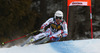 Third placed Johan Clarey of France skiing during men downhill race of Audi FIS Alpine skiing World cup in Val Gardena, Italy. Men downhill race of Audi FIS Alpine skiing World cup 2013-2014 was held on Saturday, 21st of December 2013 on Saslong course in Val Gardena, Italy.

