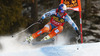 Fourth placed Aksel Lund Svindal of Norway skiing during men downhill race of Audi FIS Alpine skiing World cup in Val Gardena, Italy. Men downhill race of Audi FIS Alpine skiing World cup 2013-2014 was held on Saturday, 21st of December 2013 on Saslong course in Val Gardena, Italy.
