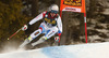 Beat Feuz of Switzerland skiing during men downhill race of Audi FIS Alpine skiing World cup in Val Gardena, Italy. Men downhill race of Audi FIS Alpine skiing World cup 2013-2014 was held on Saturday, 21st of December 2013 on Saslong course in Val Gardena, Italy.
