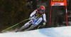 Sixth placed Patrick Kueng of Switzerland skiing during men downhill race of Audi FIS Alpine skiing World cup in Val Gardena, Italy. Men downhill race of Audi FIS Alpine skiing World cup 2013-2014 was held on Saturday, 21st of December 2013 on Saslong course in Val Gardena, Italy.
