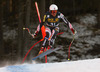 Natko Zrncic-Dim of Croatia skiing during men downhill race of Audi FIS Alpine skiing World cup in Val Gardena, Italy. Men downhill race of Audi FIS Alpine skiing World cup 2013-2014 was held on Saturday, 21st of December 2013 on Saslong course in Val Gardena, Italy.
