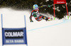 Ted Ligety of USA skiing in first run men giant slalom race of Audi FIS Alpine skiing World cup in Alta Badia Italy. Men giant slalom race of Audi FIS Alpine skiing World cup 2013-2014 was held on Sunday, 22nd of December 2013 on Gran Risa course in Alta Badia, Italy.
