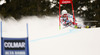 Thomas Fanara of France skiing in first run men giant slalom race of Audi FIS Alpine skiing World cup in Alta Badia Italy. Men giant slalom race of Audi FIS Alpine skiing World cup 2013-2014 was held on Sunday, 22nd of December 2013 on Gran Risa course in Alta Badia, Italy.

