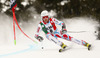 Thomas Fanara of France skiing in first run men giant slalom race of Audi FIS Alpine skiing World cup in Alta Badia Italy. Men giant slalom race of Audi FIS Alpine skiing World cup 2013-2014 was held on Sunday, 22nd of December 2013 on Gran Risa course in Alta Badia, Italy.
