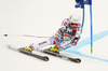 Thomas Fanara of France skiing in first run men giant slalom race of Audi FIS Alpine skiing World cup in Alta Badia Italy. Men giant slalom race of Audi FIS Alpine skiing World cup 2013-2014 was held on Sunday, 22nd of December 2013 on Gran Risa course in Alta Badia, Italy.
