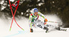 Fritz Dopfer of Germany skiing in first run men giant slalom race of Audi FIS Alpine skiing World cup in Alta Badia Italy. Men giant slalom race of Audi FIS Alpine skiing World cup 2013-2014 was held on Sunday, 22nd of December 2013 on Gran Risa course in Alta Badia, Italy.
