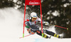 Marcus Sandell of Finland skiing in first run men giant slalom race of Audi FIS Alpine skiing World cup in Alta Badia Italy. Men giant slalom race of Audi FIS Alpine skiing World cup 2013-2014 was held on Sunday, 22nd of December 2013 on Gran Risa course in Alta Badia, Italy.
