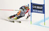 Marcus Sandell of Finland skiing in first run men giant slalom race of Audi FIS Alpine skiing World cup in Alta Badia Italy. Men giant slalom race of Audi FIS Alpine skiing World cup 2013-2014 was held on Sunday, 22nd of December 2013 on Gran Risa course in Alta Badia, Italy.
