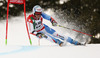 Didier Defago of Switzerland skiing in first run men giant slalom race of Audi FIS Alpine skiing World cup in Alta Badia Italy. Men giant slalom race of Audi FIS Alpine skiing World cup 2013-2014 was held on Sunday, 22nd of December 2013 on Gran Risa course in Alta Badia, Italy.
