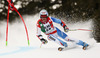 Didier Defago of Switzerland skiing in first run men giant slalom race of Audi FIS Alpine skiing World cup in Alta Badia Italy. Men giant slalom race of Audi FIS Alpine skiing World cup 2013-2014 was held on Sunday, 22nd of December 2013 on Gran Risa course in Alta Badia, Italy.
