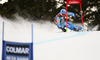 Andre Myhrer of Sweden skiing in first run men giant slalom race of Audi FIS Alpine skiing World cup in Alta Badia Italy. Men giant slalom race of Audi FIS Alpine skiing World cup 2013-2014 was held on Sunday, 22nd of December 2013 on Gran Risa course in Alta Badia, Italy.
