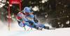 Andre Myhrer of Sweden skiing in first run men giant slalom race of Audi FIS Alpine skiing World cup in Alta Badia Italy. Men giant slalom race of Audi FIS Alpine skiing World cup 2013-2014 was held on Sunday, 22nd of December 2013 on Gran Risa course in Alta Badia, Italy.
