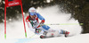 Carlo Janka of Switzerland skiing in first run men giant slalom race of Audi FIS Alpine skiing World cup in Alta Badia Italy. Men giant slalom race of Audi FIS Alpine skiing World cup 2013-2014 was held on Sunday, 22nd of December 2013 on Gran Risa course in Alta Badia, Italy.
