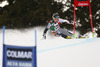 Samu Torsti of Finland skiing in first run men giant slalom race of Audi FIS Alpine skiing World cup in Alta Badia Italy. Men giant slalom race of Audi FIS Alpine skiing World cup 2013-2014 was held on Sunday, 22nd of December 2013 on Gran Risa course in Alta Badia, Italy.
