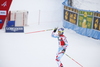 Second placed Alexis Pinturault of France reacts in finish of the second run men giant slalom race of Audi FIS Alpine skiing World cup in Alta Badia Italy. Men giant slalom race of Audi FIS Alpine skiing World cup 2013-2014 was held on Sunday, 22nd of December 2013 on Gran Risa course in Alta Badia, Italy.
