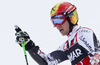 Winner Marcel Hirscher of Austria reacts in finish of the second run men giant slalom race of Audi FIS Alpine skiing World cup in Alta Badia Italy. Men giant slalom race of Audi FIS Alpine skiing World cup 2013-2014 was held on Sunday, 22nd of December 2013 on Gran Risa course in Alta Badia, Italy.
